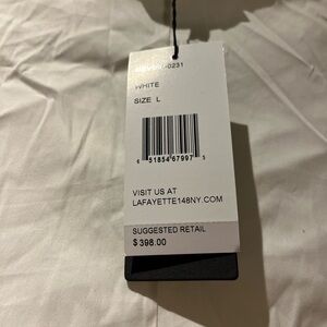 Lafayette 148 Elegant White Blouse